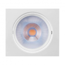 Spot Downlight LED PAR20 Quadrado Embutir 7w bivolt 2700K ou 6500K