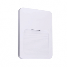 Balizador Fit Slim Branco Ip65 Led 2w Para Parede